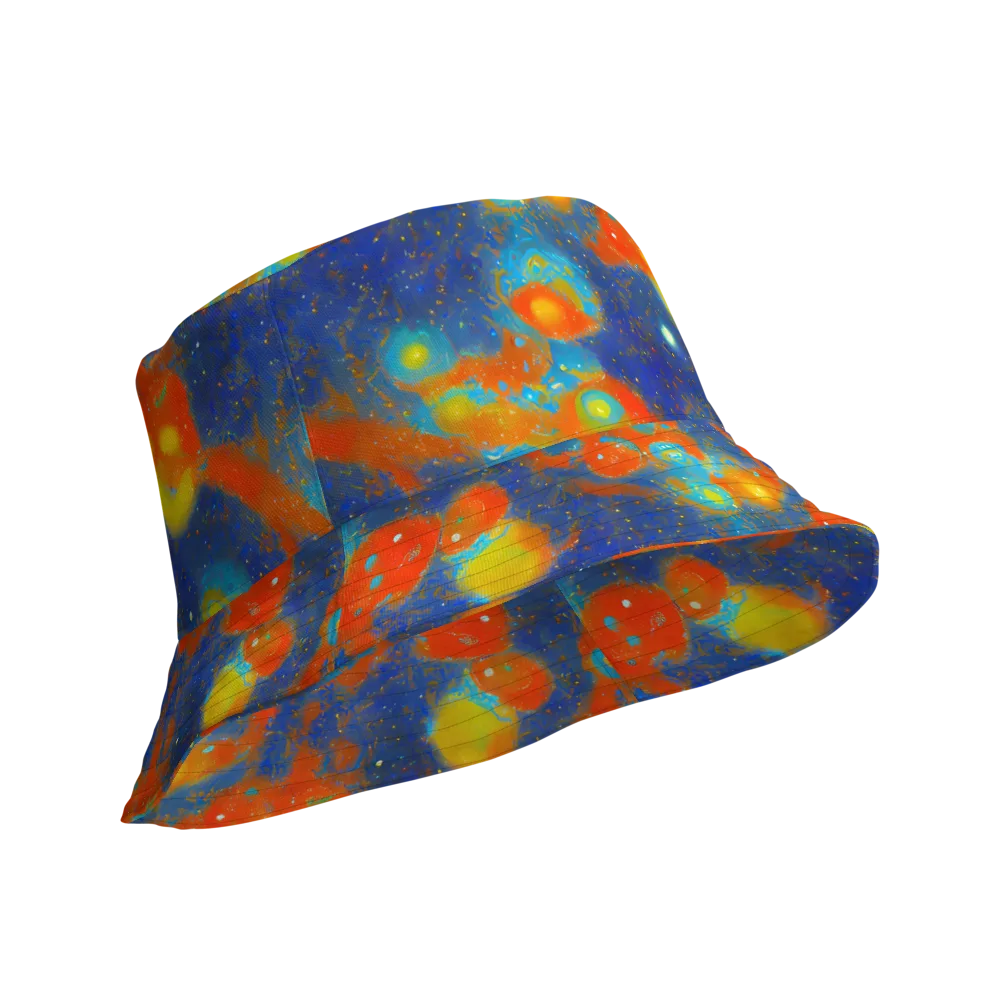 Orbital Bloom on Reversible Bucket Hat — Product details Outside