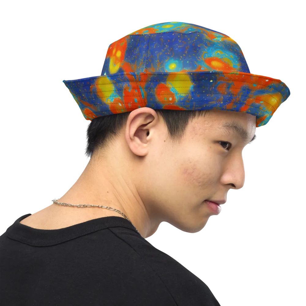 Orbital Bloom on Reversible Bucket Hat — Right Outside