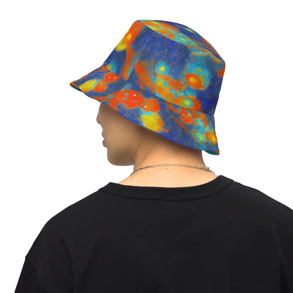 Orbital Bloom on Reversible Bucket Hat — Back Inside