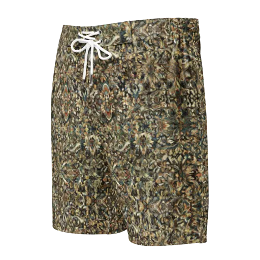 Mossfire Tapestry on a Men's Board Shorts