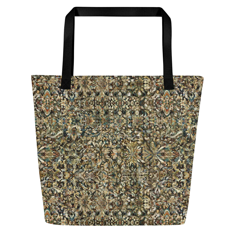 Mossfire Tapestry on Large Tote Bag W/ Pocket — Front