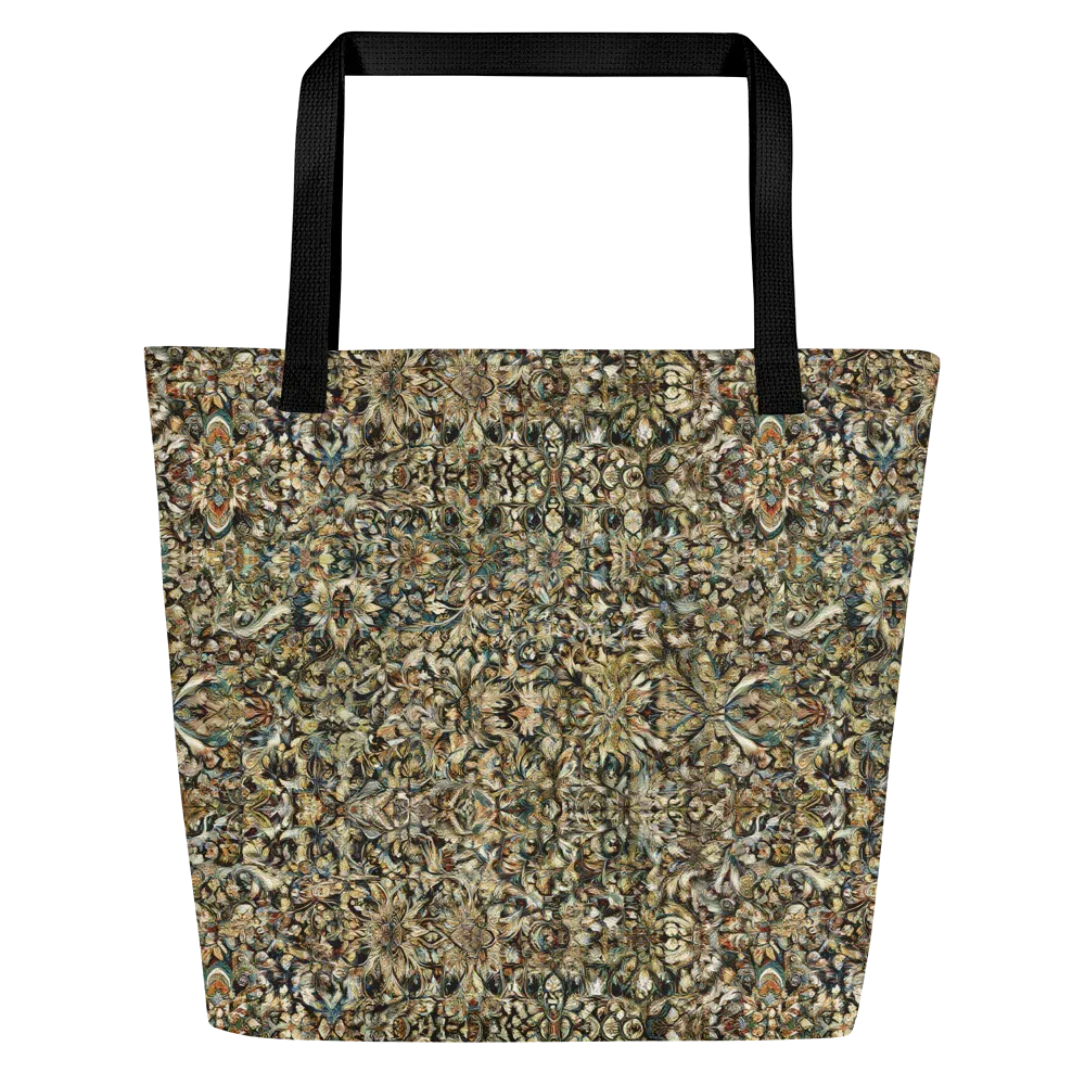Mossfire Tapestry on Large Tote Bag W/ Pocket — Front