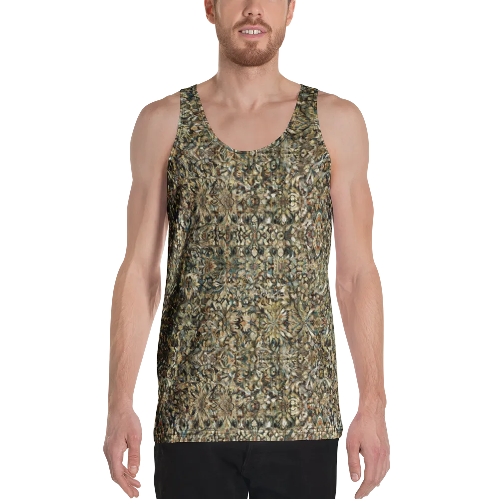 Mossfire Tapestry on Men's Tank Top — Front