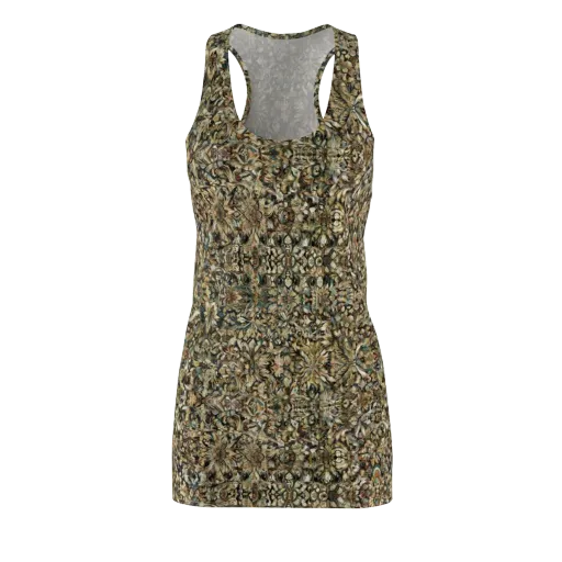 Mossfire Tapestry on a Racerback Dress