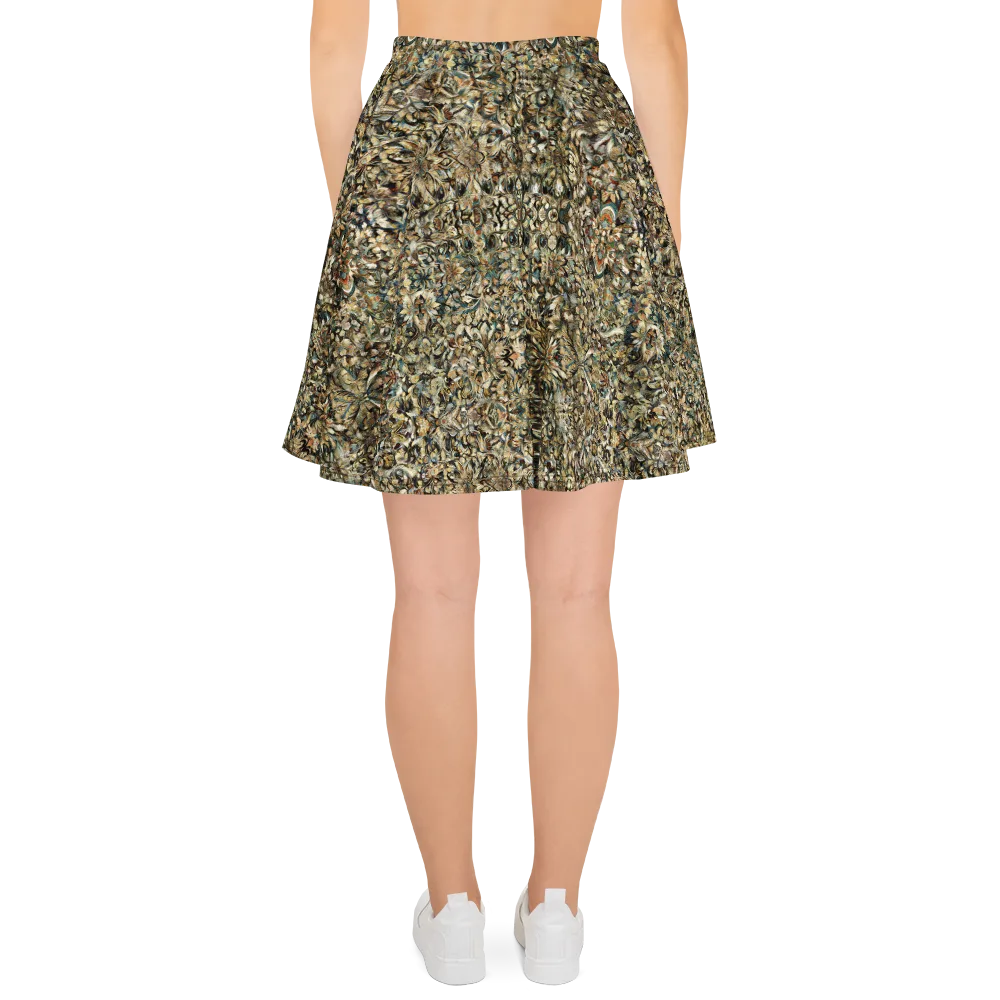 Mossfire Tapestry on Skater Skirt — Back