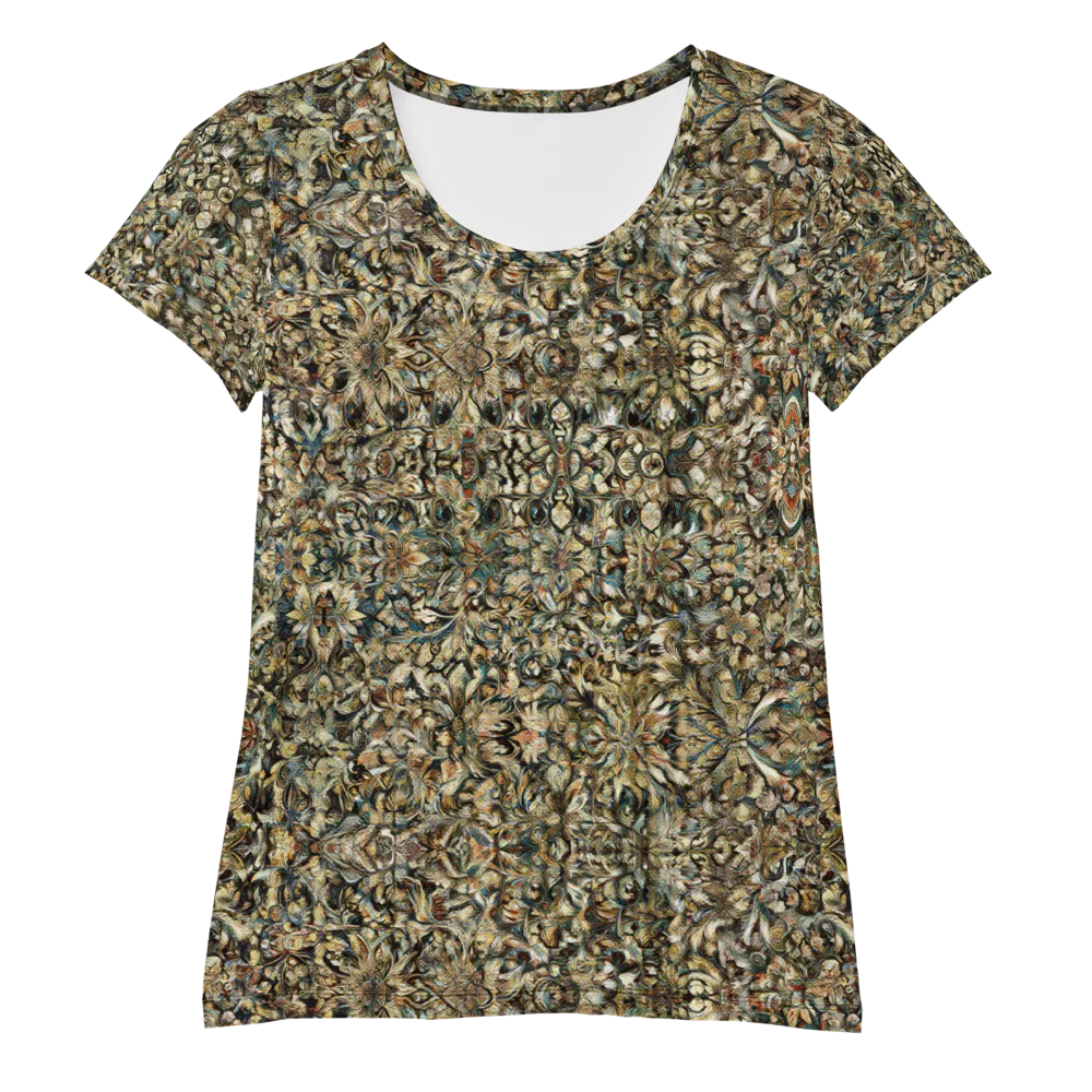 Mossfire Tapestry on Women's Athletic T-Shirt — Front