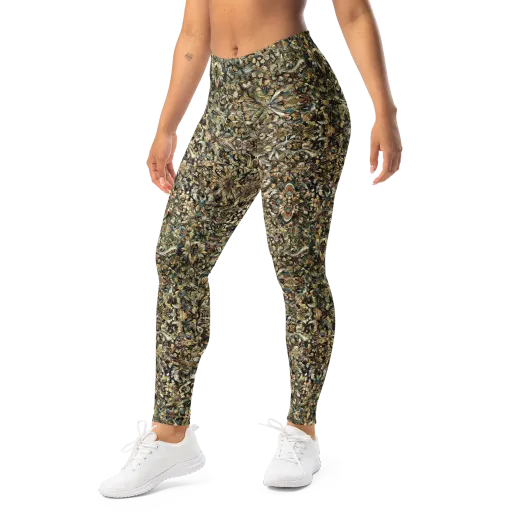 Mossfire Tapestry on a Leggings