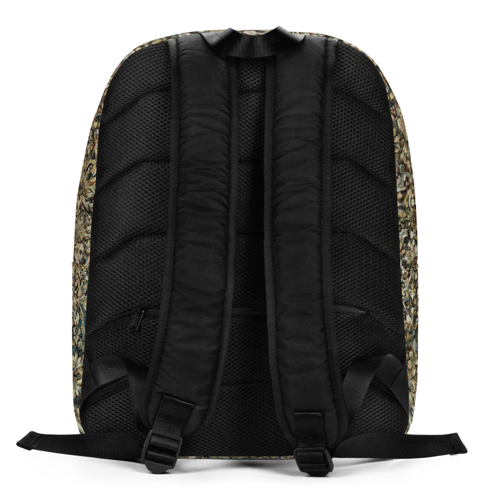 Mossfire Tapestry on Minimalist Backpack — Back