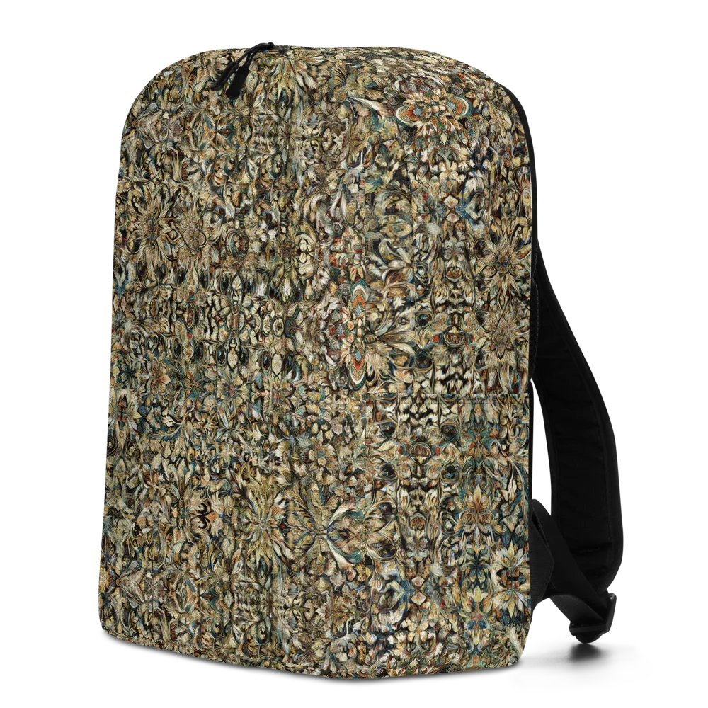 Mossfire Tapestry on Minimalist Backpack — Left
