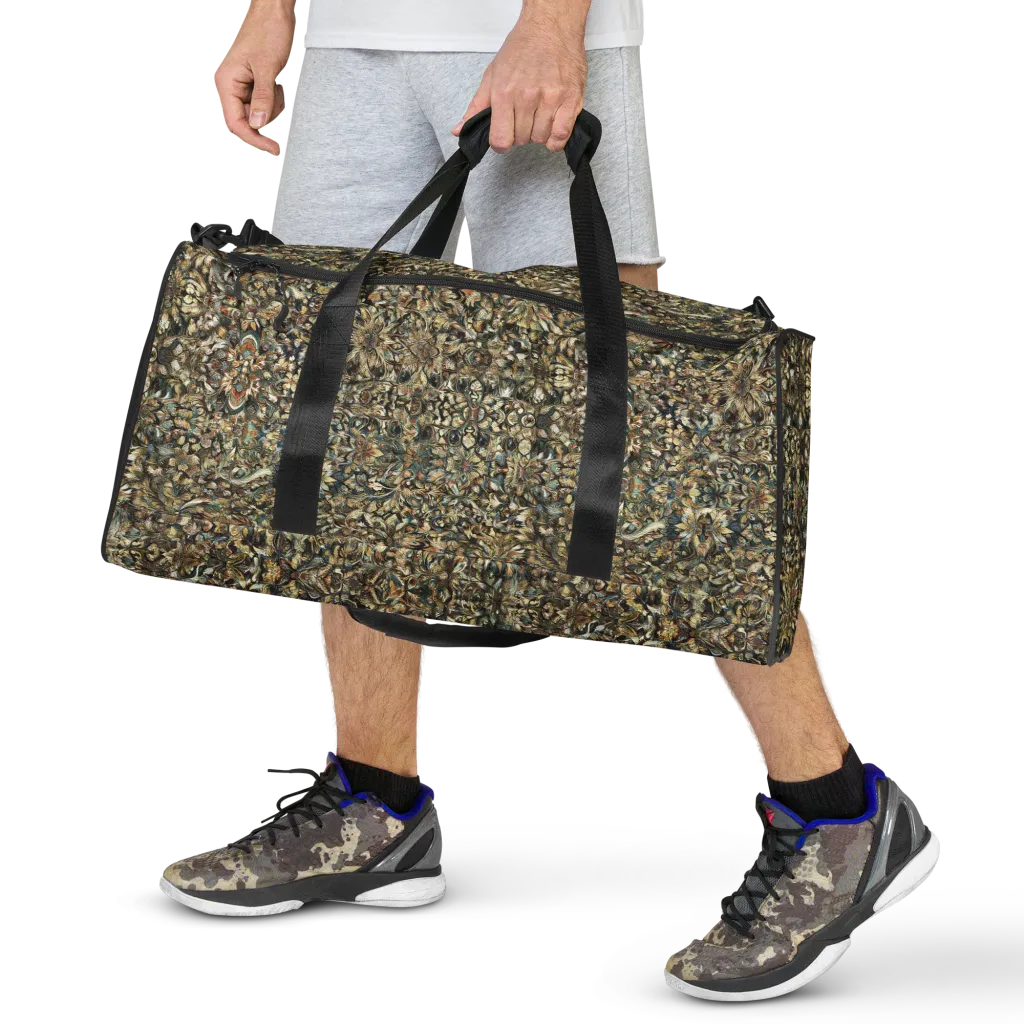 Mossfire Tapestry on Duffle Bag — Front