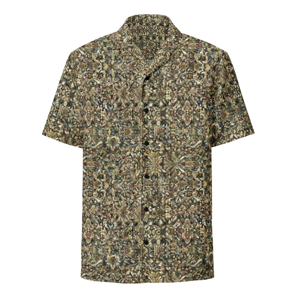 Mossfire Tapestry on Button Shirt — Front