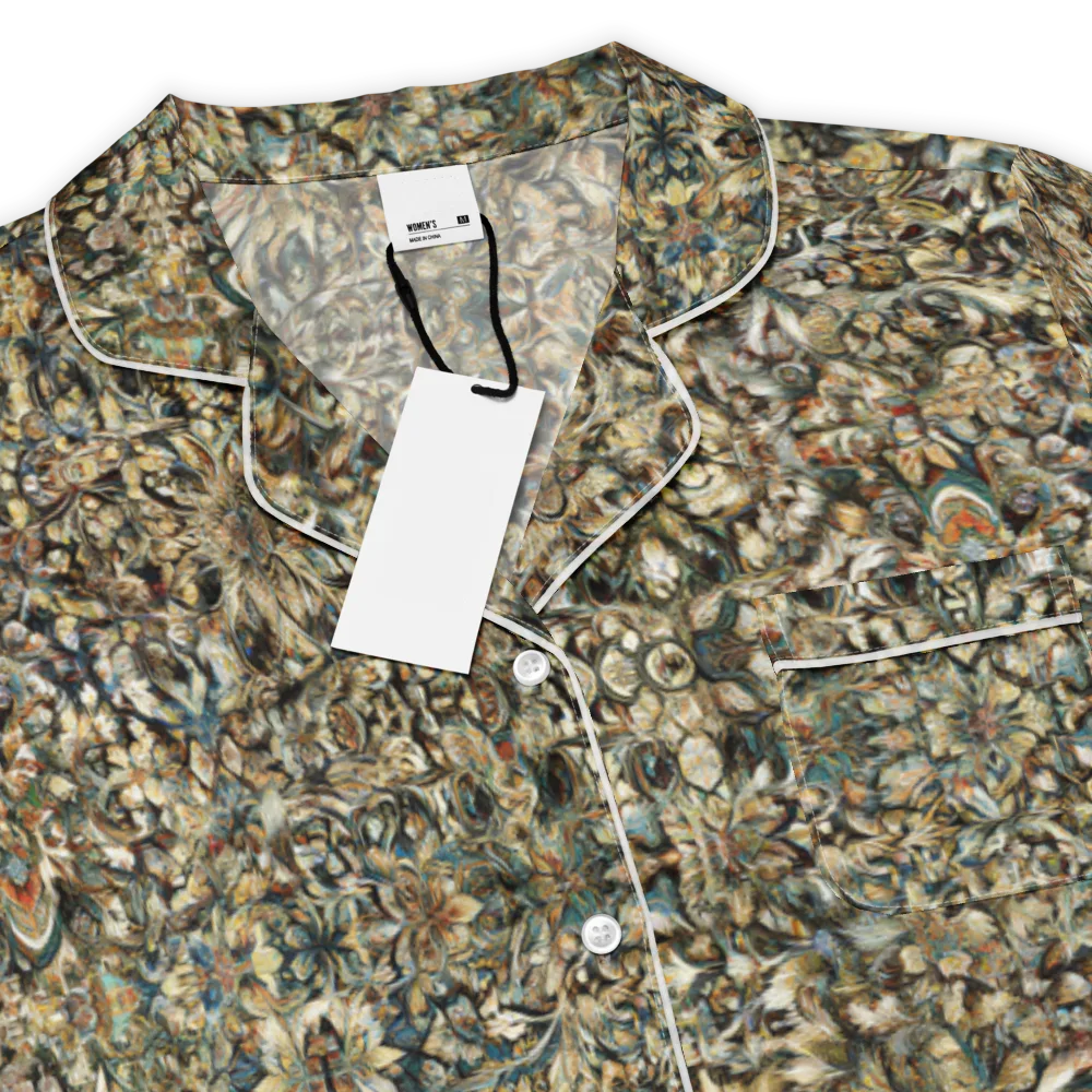 Mossfire Tapestry on Women's Short Sleeve Pajama Top — Product details