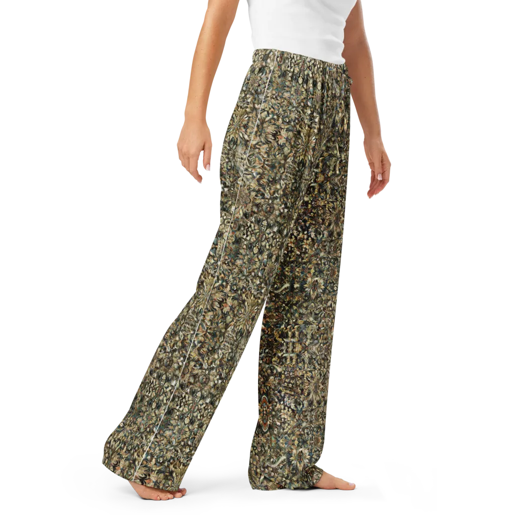 Mossfire Tapestry on Women's Pajama Pants — Right Front