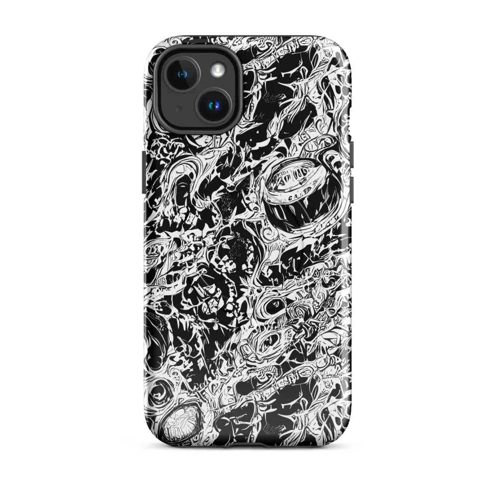 Monochrome Mayhem on MagSafe Tough Case for iPhone® — Front