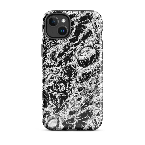 Monochrome Mayhem on a MagSafe Tough Case for iPhone®