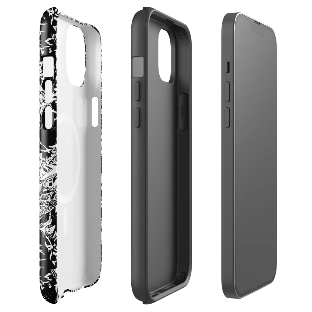 Monochrome Mayhem on MagSafe Tough Case for iPhone® — Front