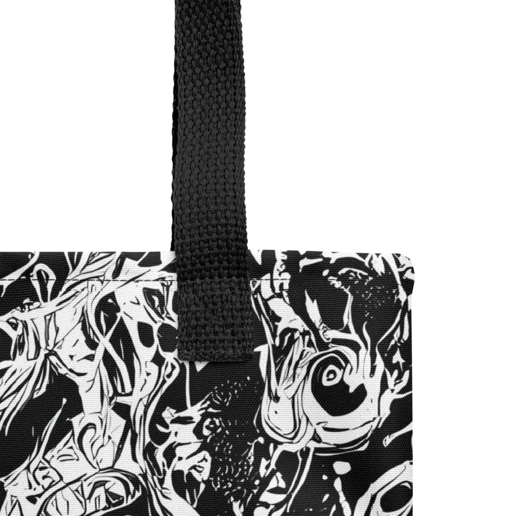 Monochrome Mayhem on Tote Bag — Product details