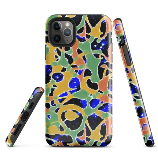 Cobalt Collage on a Tough Case for iPhone®