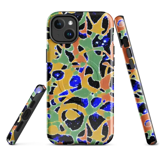 Cobalt Collage on a MagSafe Tough Case for iPhone®