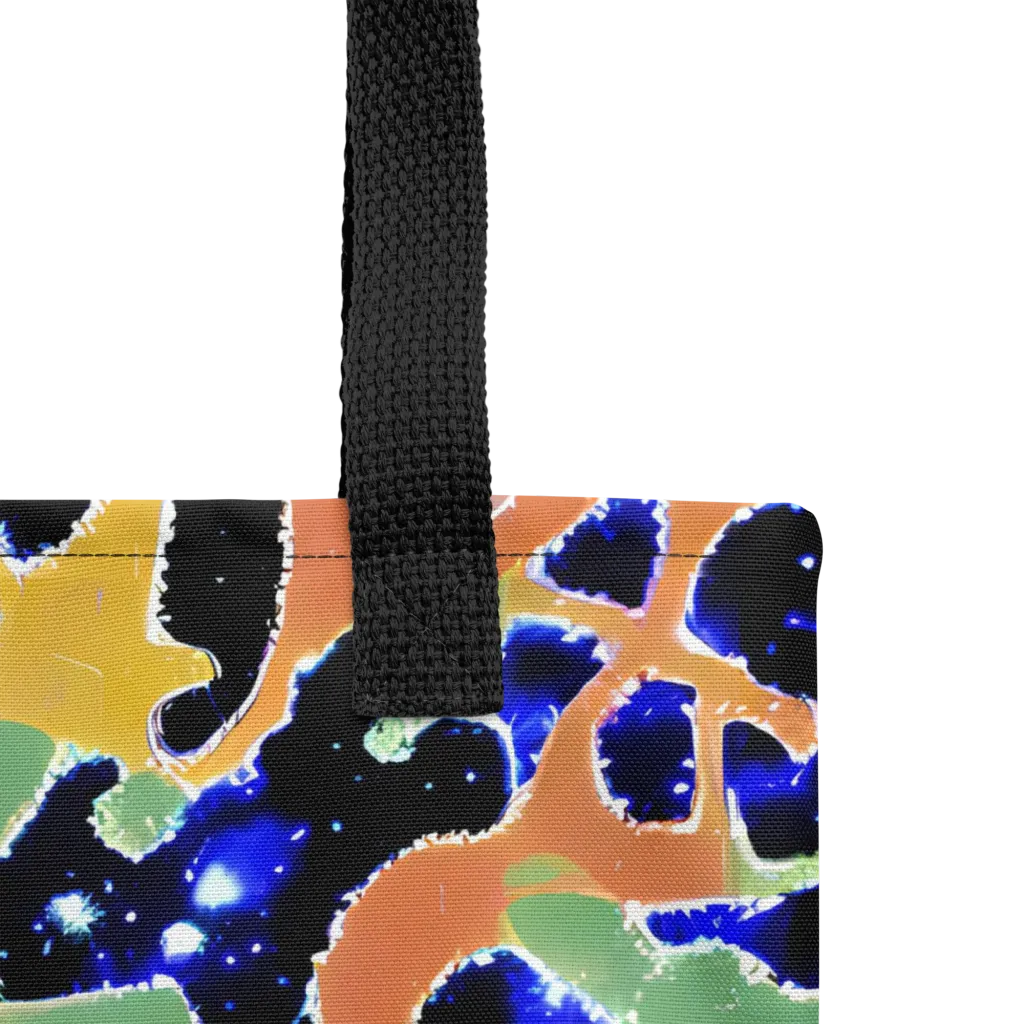Cobalt Collage on Tote Bag — Product details