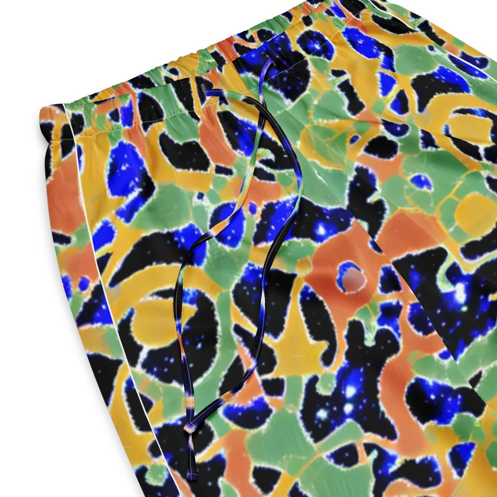 Cobalt Collage on Women's Pajama Pants — Product details