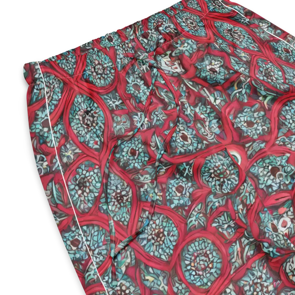 Crimson Mosaic on Women's Pajama Pants — Product details