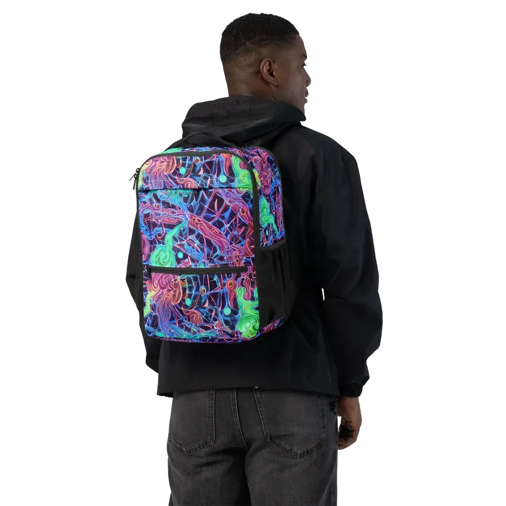 Prismatic Predators on Utility Backpack — Back