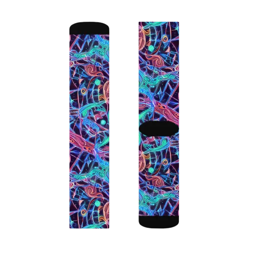 Prismatic Predators on a Socks