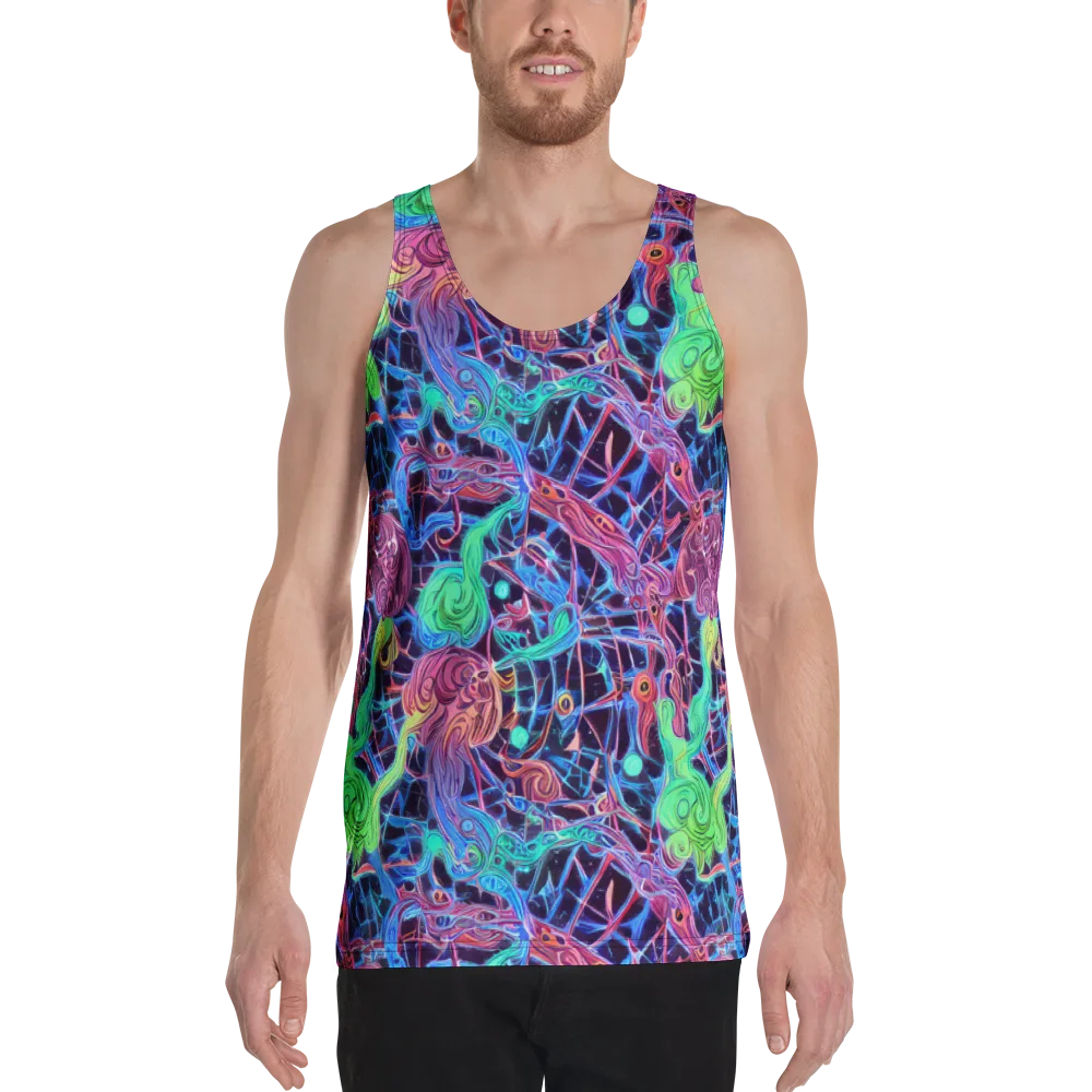 Prismatic Predators on Men's Tank Top — Front