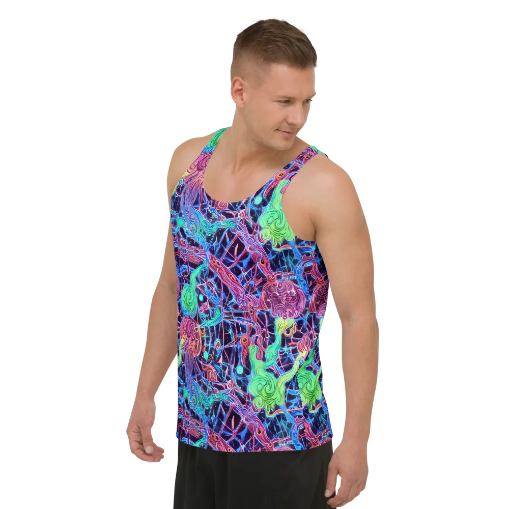 Prismatic Predators on Men's Tank Top — Left Front