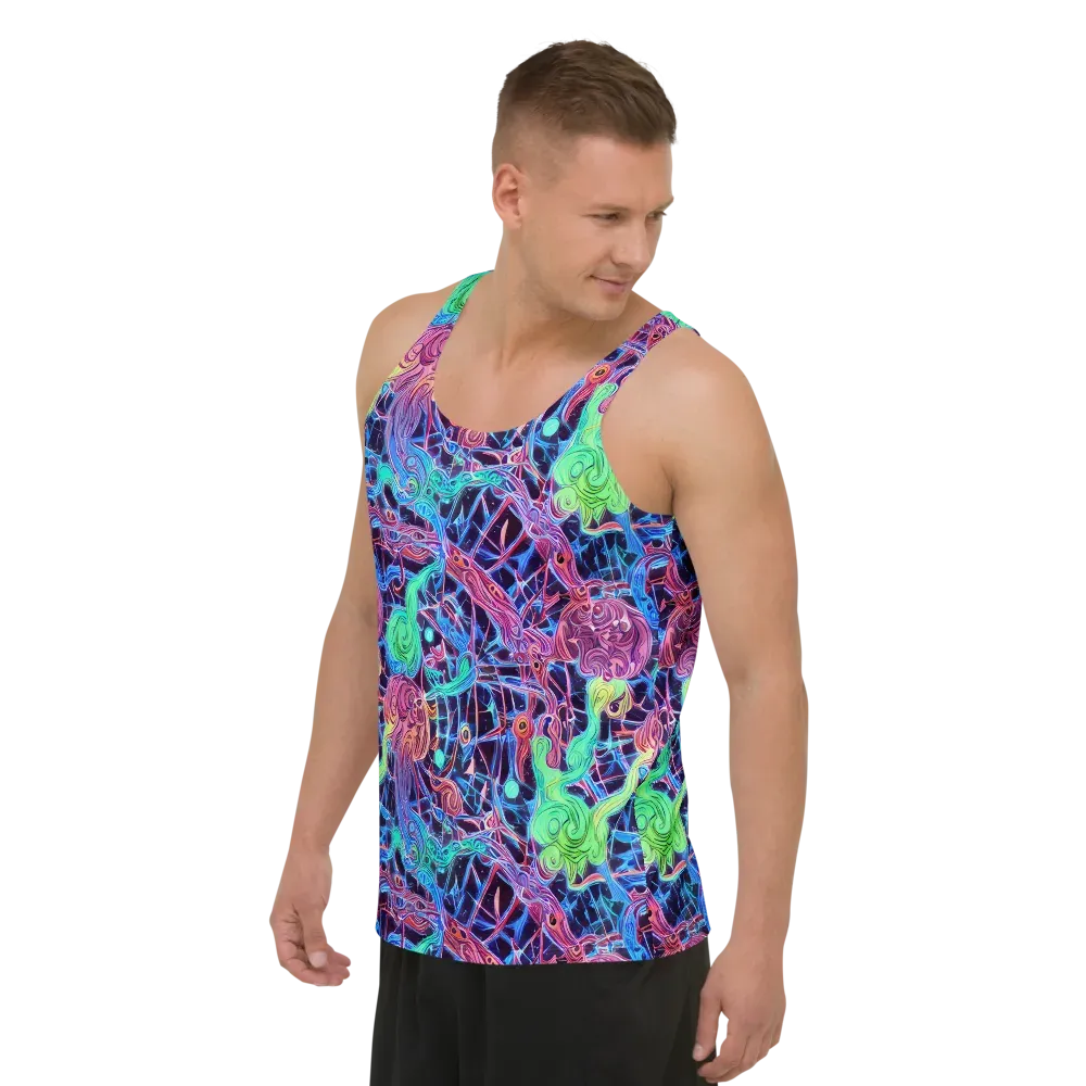 Prismatic Predators on Men's Tank Top — Left Front