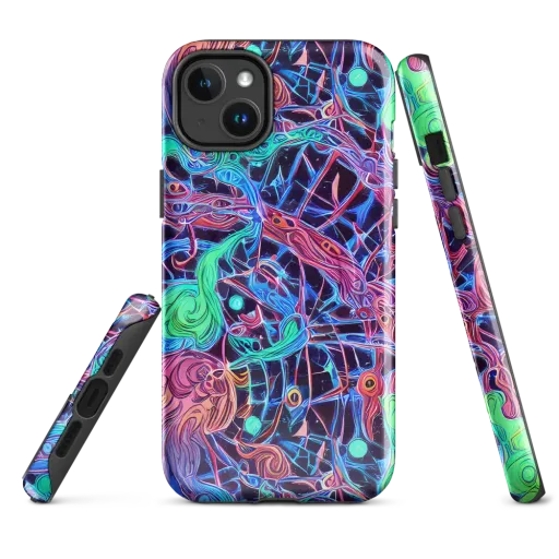 Prismatic Predators on a MagSafe Tough Case for iPhone®