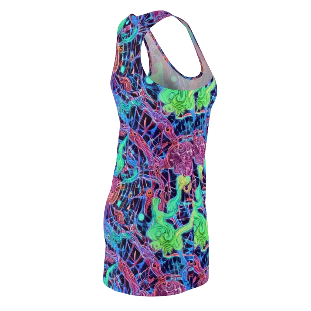 Prismatic Predators on Racerback Dress — Back Side