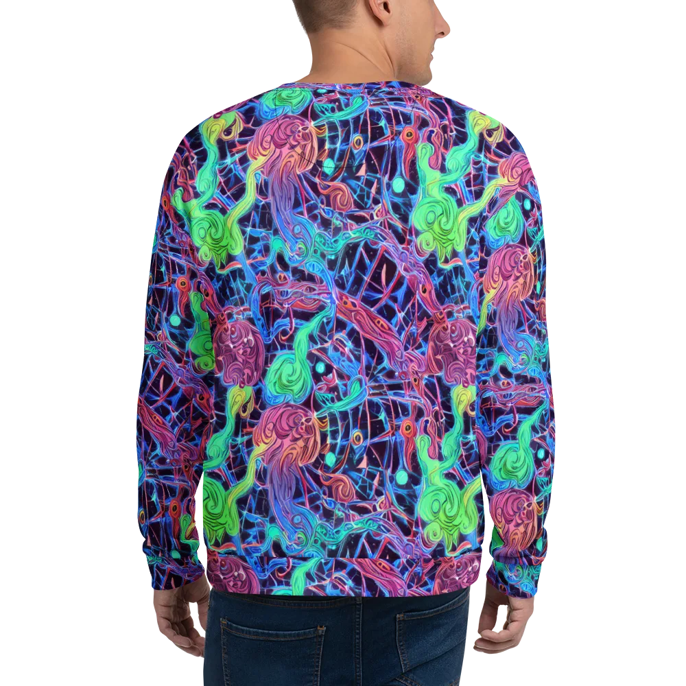 Prismatic Predators on Sweatshirt — Back
