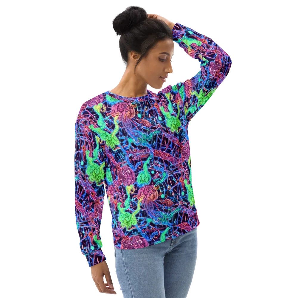 Prismatic Predators on Sweatshirt — Right Front