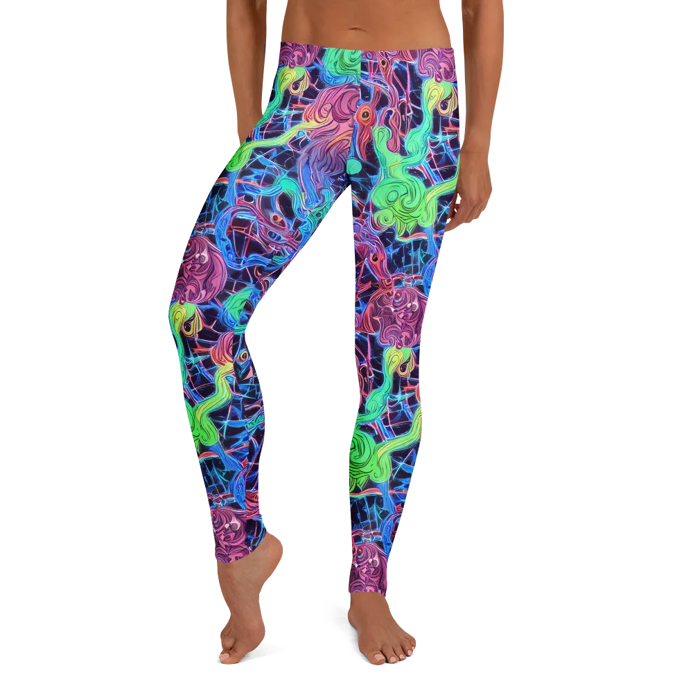 Prismatic Predators on Leggings — Front