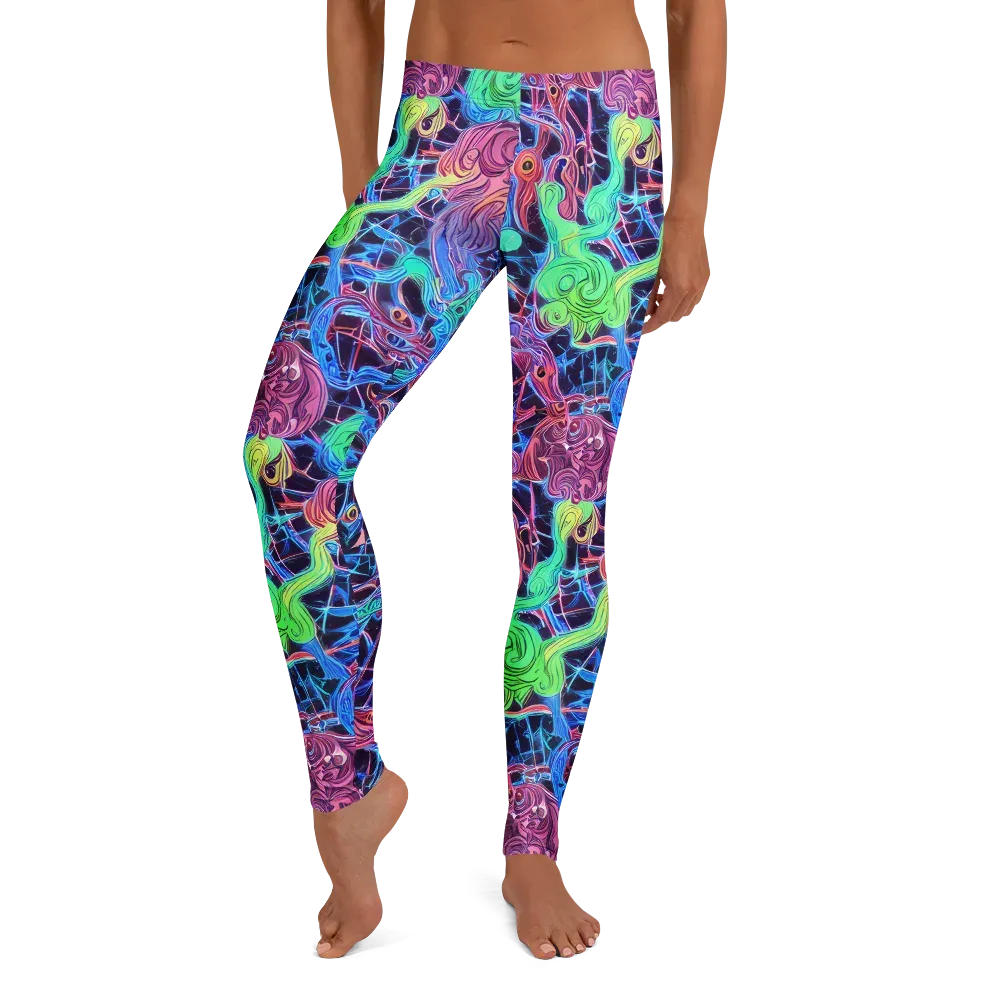 Prismatic Predators on Leggings — Front