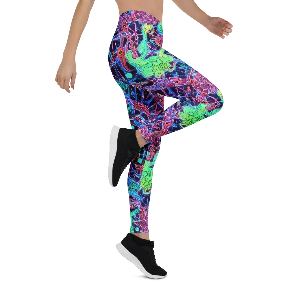 Prismatic Predators on Leggings — Right