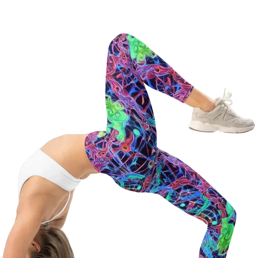 Prismatic Predators on a Leggings