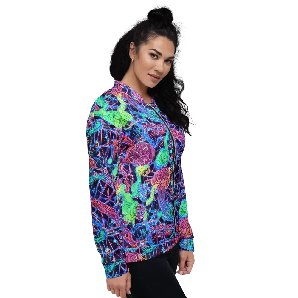 Prismatic Predators on Bomber Jacket — Right