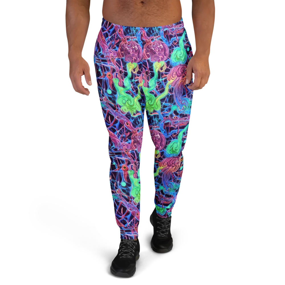 Prismatic Predators on Men's Joggers — Front