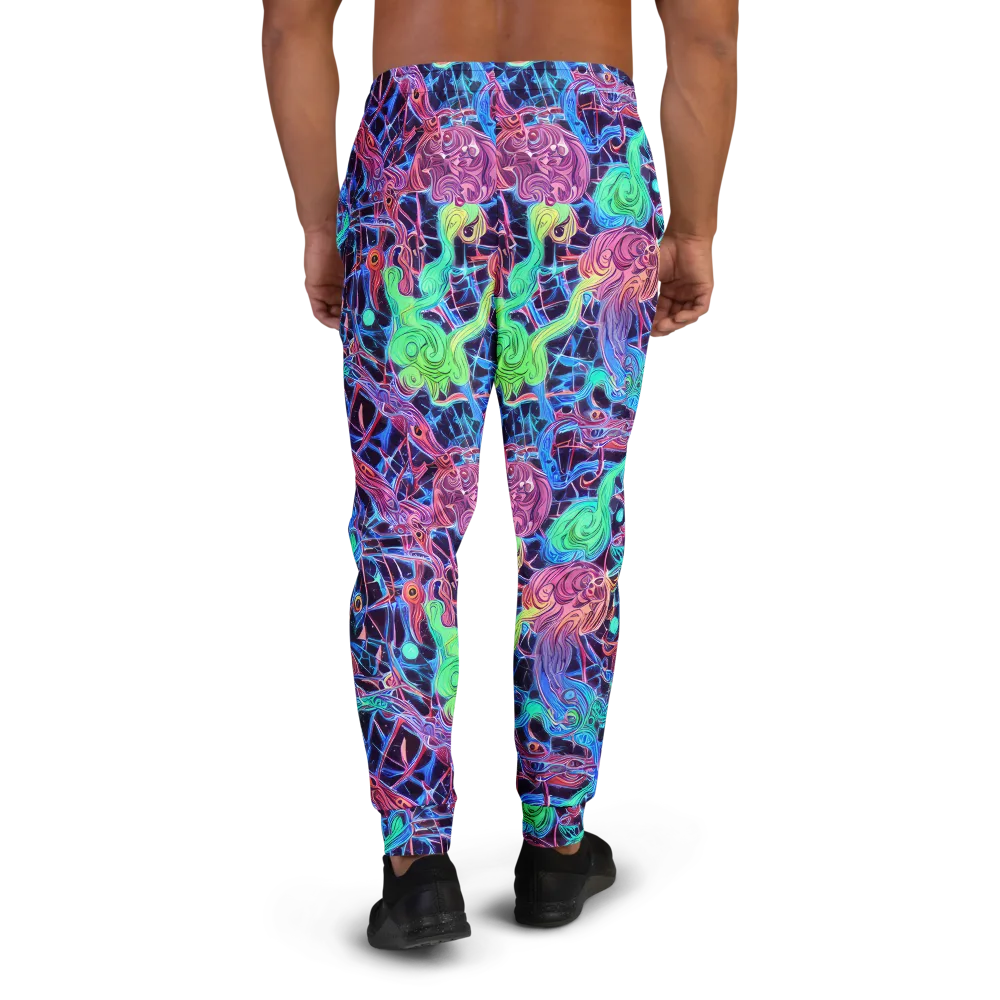 Prismatic Predators on Men's Joggers — Back