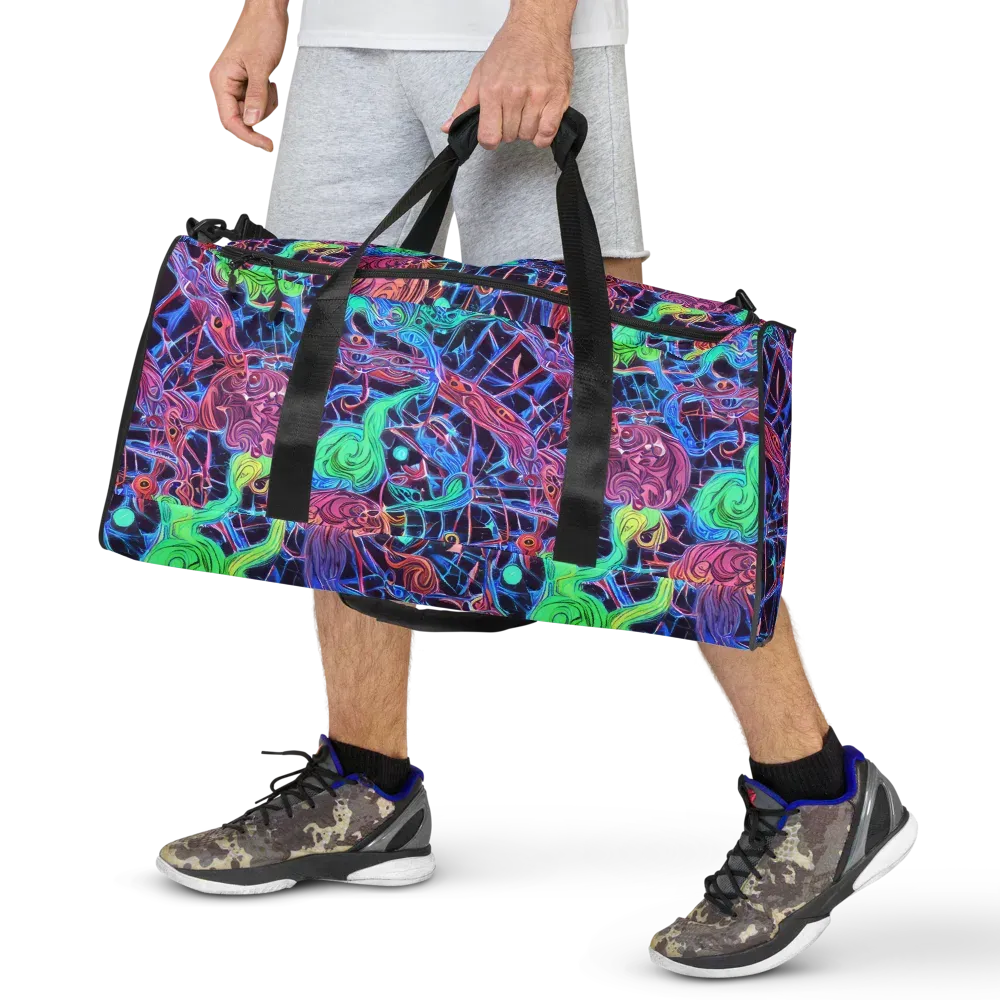 Prismatic Predators on Duffle Bag — Front