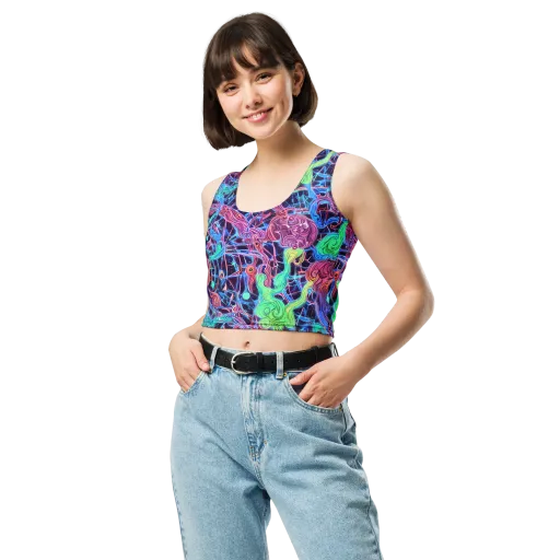 Prismatic Predators on a Crop Top