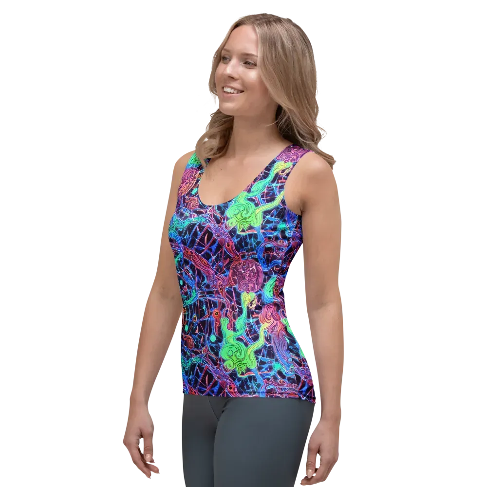 Prismatic Predators on Women's Tank Top — Left Front