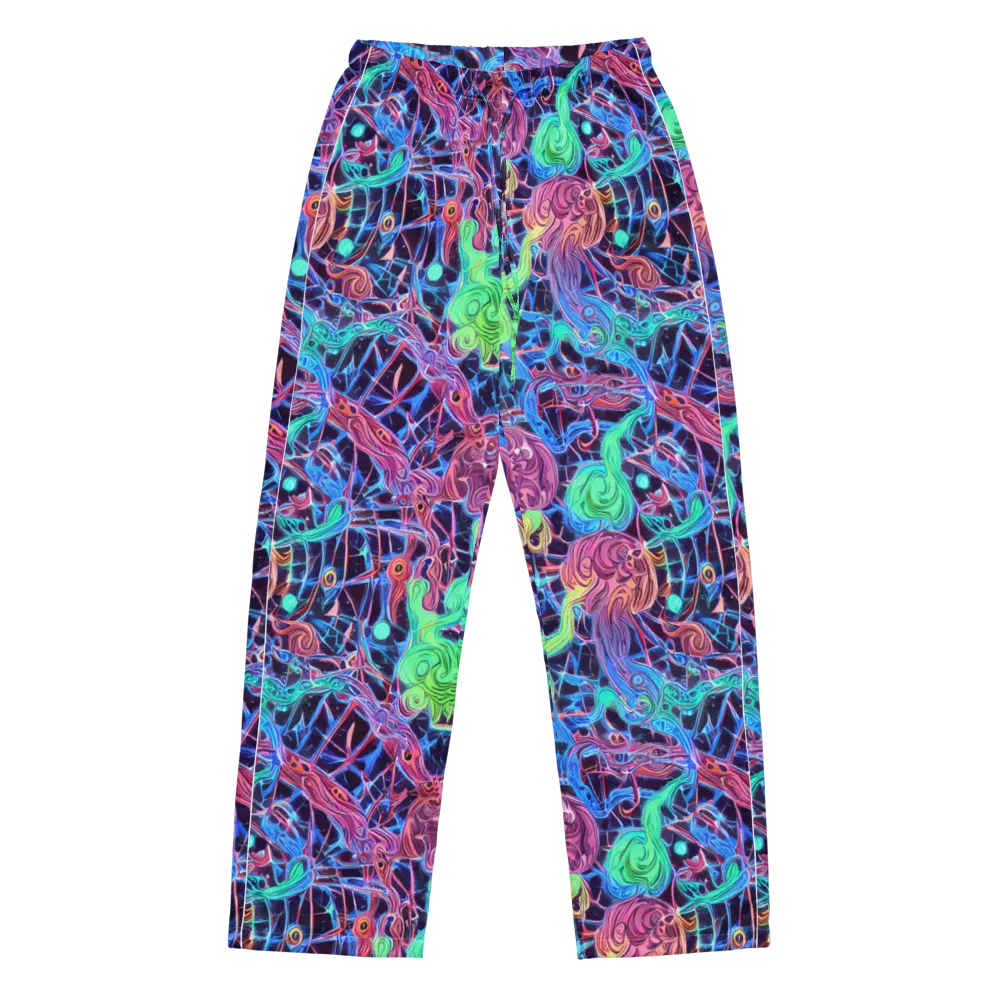 Prismatic Predators on Women's Pajama Pants — Front