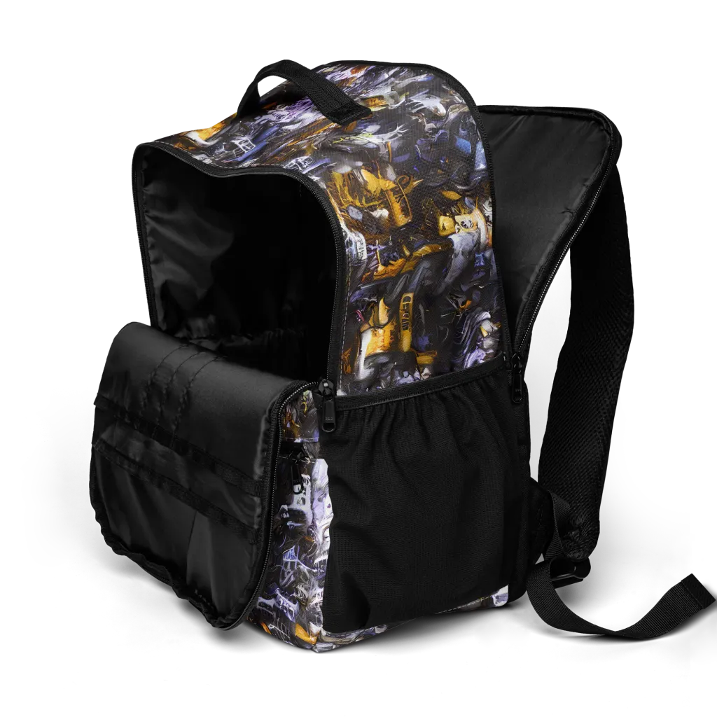 Gilded Bone Riot on Utility Backpack — Product details 2