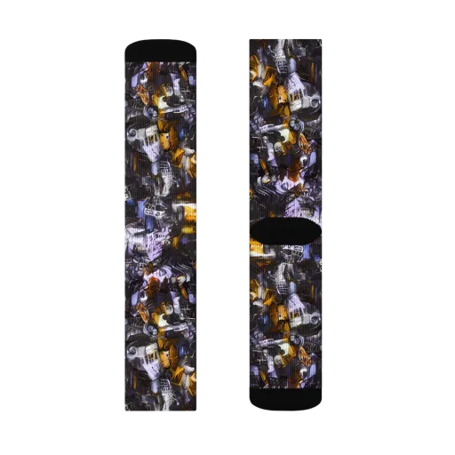 Gilded Bone Riot on a Socks