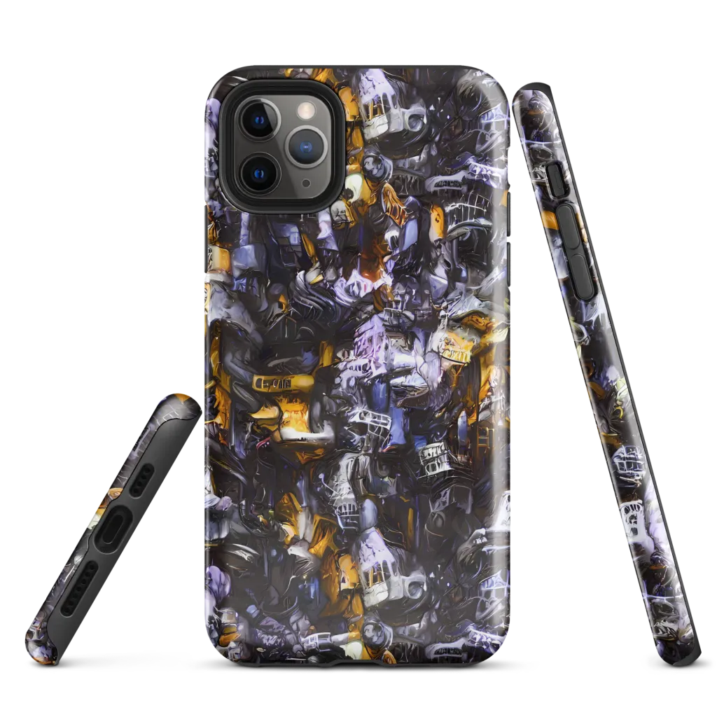Gilded Bone Riot on Tough Case for iPhone® — Front