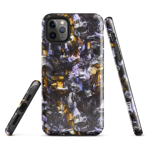 Gilded Bone Riot on a Tough Case for iPhone®